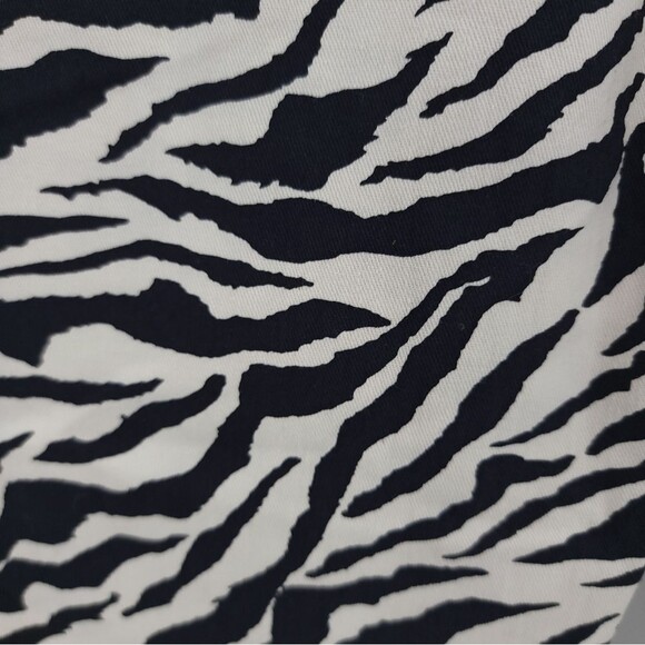 Motel Rocks Zoven Trouser 90s Zebra Print Flare High Waist Pants NWT - Picture 8 of 16